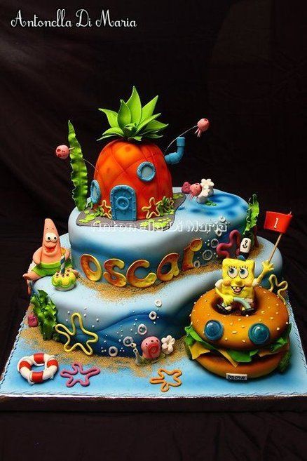 Sponge bob cakes